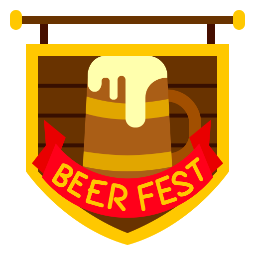 Festival da cerveja Generic Flat Ícone
