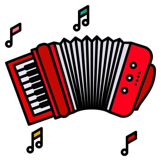 Accordion Generic Outline Color icon