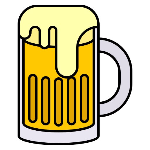 kufel piwa Generic Outline Color ikona
