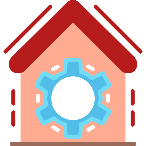 casa inteligente Generic Flat icono