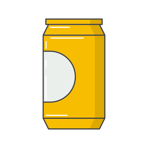 Beer Generic Thin Outline Color icon