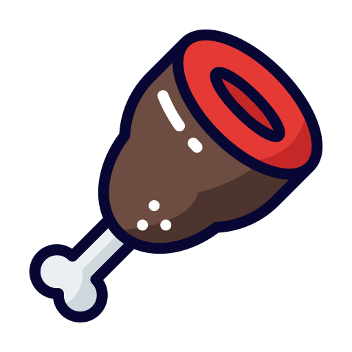 Ham leg Generic Outline Color icon