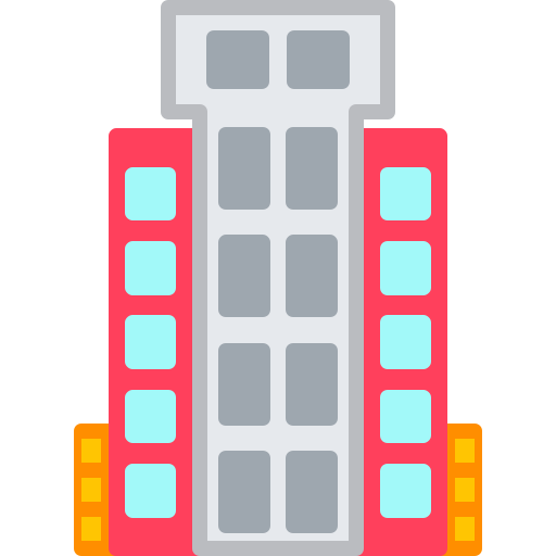 Skyscraper Generic Flat icon