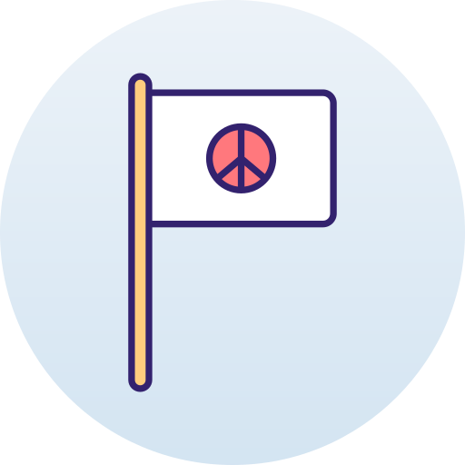 bandeira da paz Generic Circular Ícone