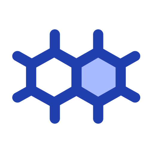 benzeen Generic Blue icoon