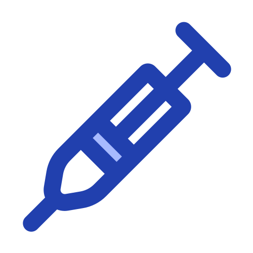 injizieren Generic Blue icon
