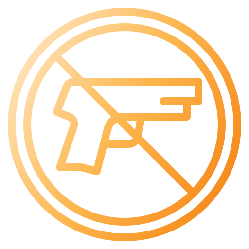 No gun Generic Gradient icon