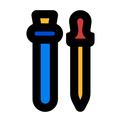 attrezzatura da laboratorio Generic Outline Color icona