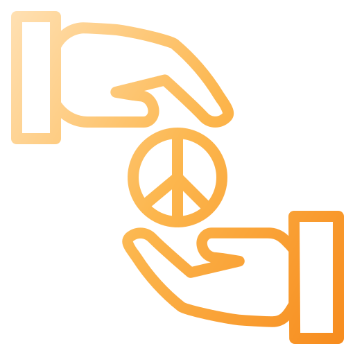 平和主義 Generic Gradient icon