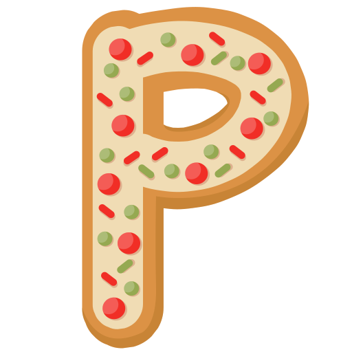 Буква p Generic Flat иконка