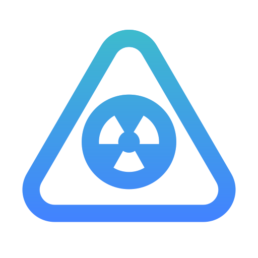 放射性物質 Generic Gradient icon
