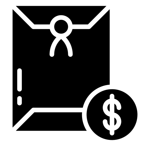 enveloppe Generic Glyph Icône