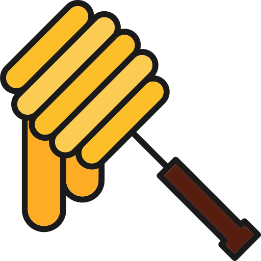 Dispensador de miel Generic Outline Color icono