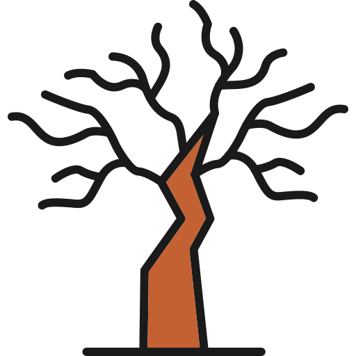마른 나무 Generic Outline Color icon