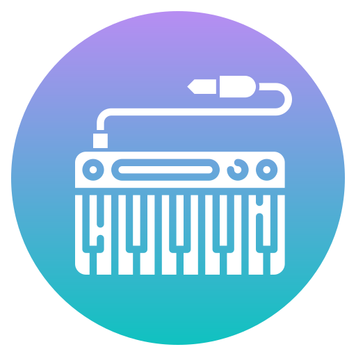 piano Generic Flat Gradient icono