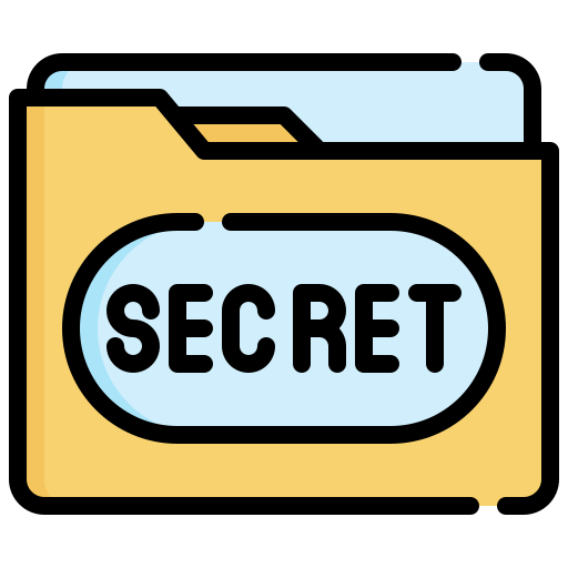 Top secret Generic Outline Color icon