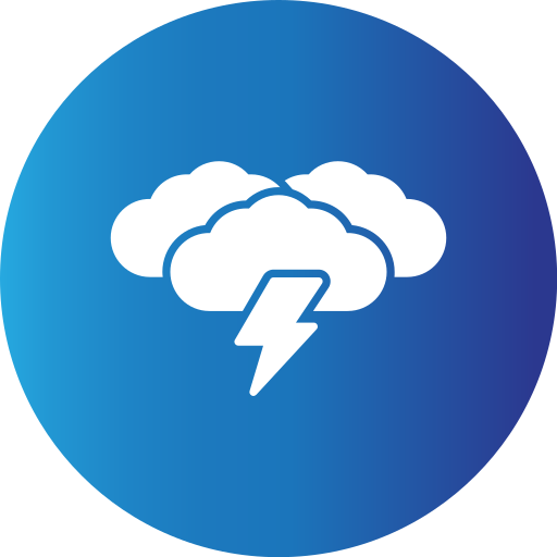 폭풍 Generic Blue icon
