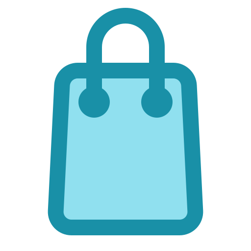 Shop bag Generic Blue icon