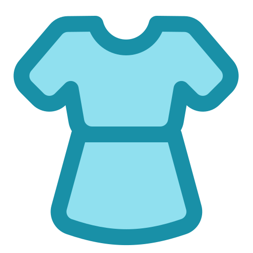 Woman clothes Generic Blue icon