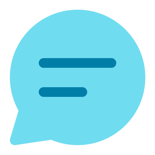 mensaje Generic Blue icono