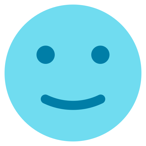 glimlach Generic Blue icoon