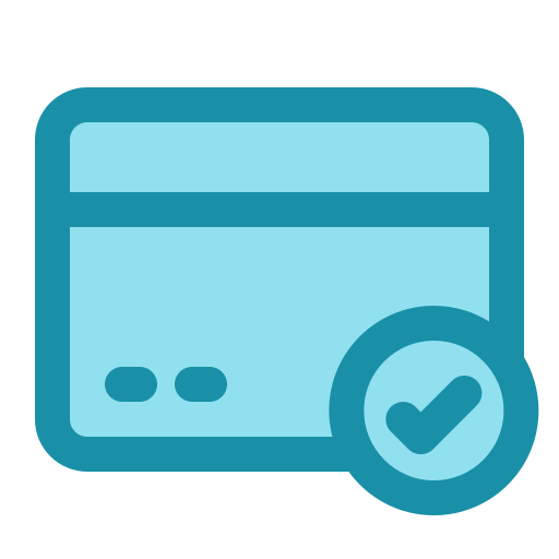 Debit card Generic Blue icon