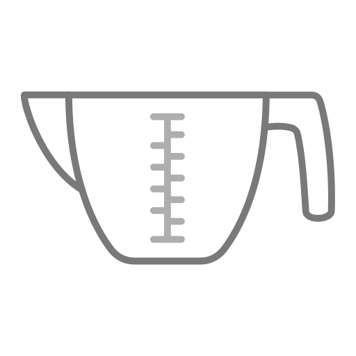 Measuring cup Generic Grey icon