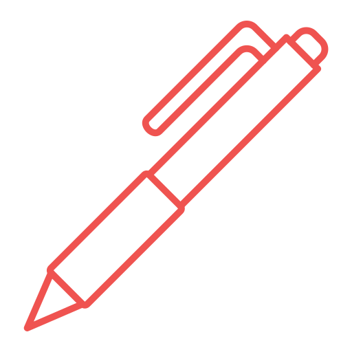 Pen Generic Simple Colors icon