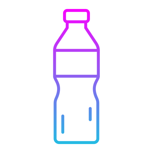 bottiglia d'acqua Generic Gradient icona