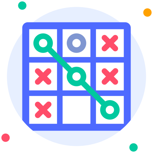 tic tac toe Generic Rounded Shapes icon