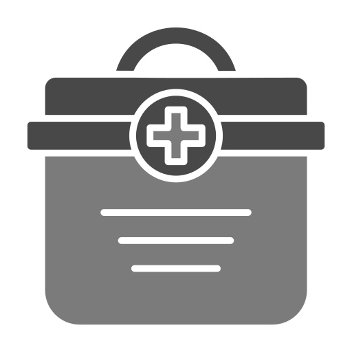 First aid kit Generic Grey icon