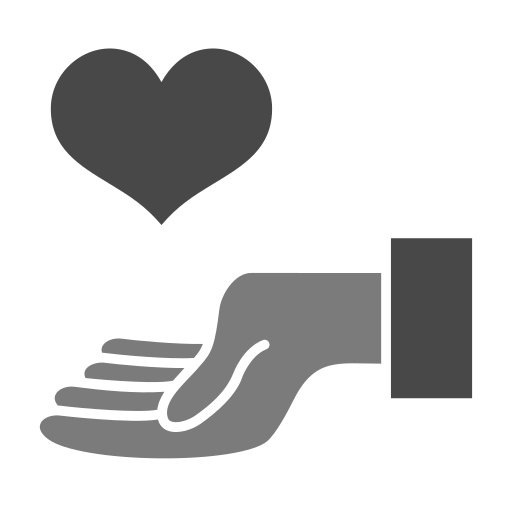 Give heart Generic Grey icon