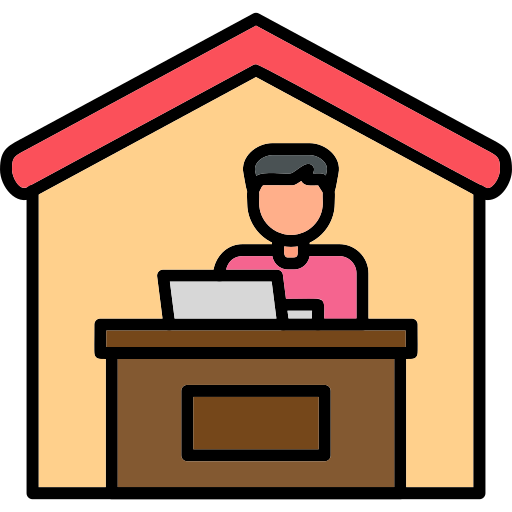 work from home Generic Outline Color icon