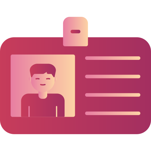 Id card Generic Flat Gradient icon