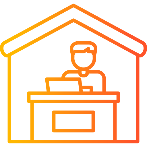 Work from home Generic Gradient icon