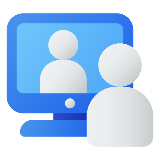 Online meeting Generic Flat Gradient icon