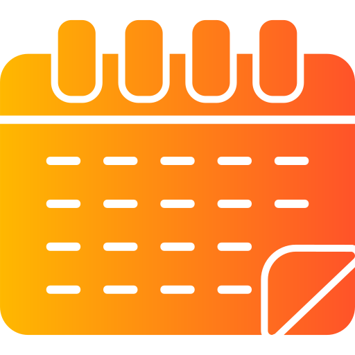 kalender Generic Flat Gradient icoon