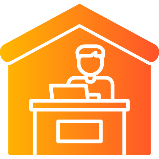 work from home Generic Flat Gradient icon