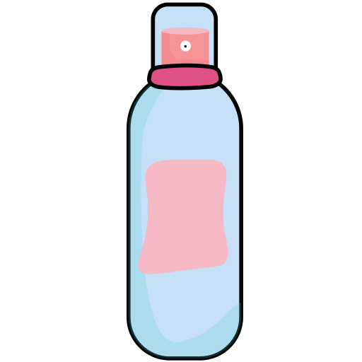 butelki z rozpylaczem Generic Outline Color ikona