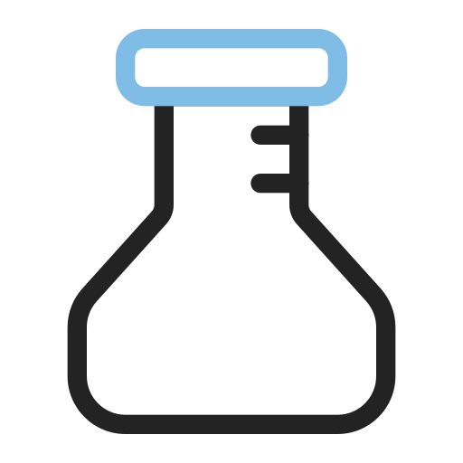 erlenmeyer Generic Outline Color icona