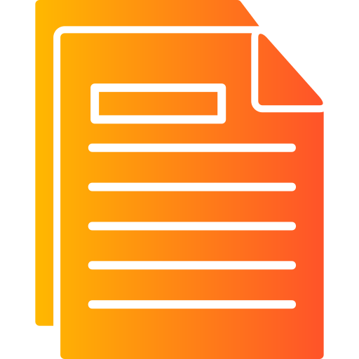 Document Generic Flat Gradient icon