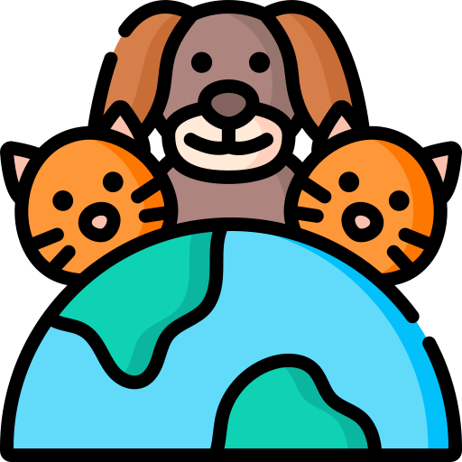 world animal day Special Lineal color icon