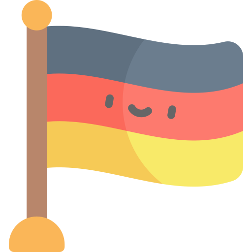 Germany Kawaii Flat icon