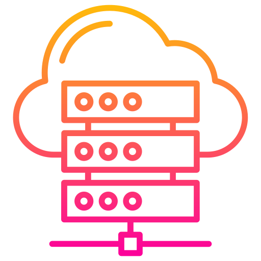 Cloud hosting Generic Gradient icon