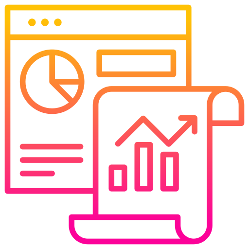 data analytics Generic Gradient icono