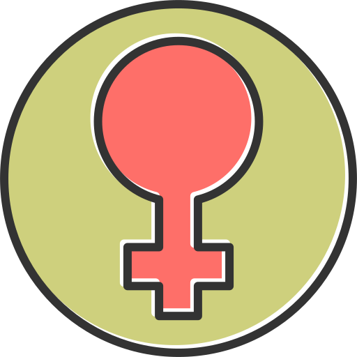 女性 Generic Color Omission icon