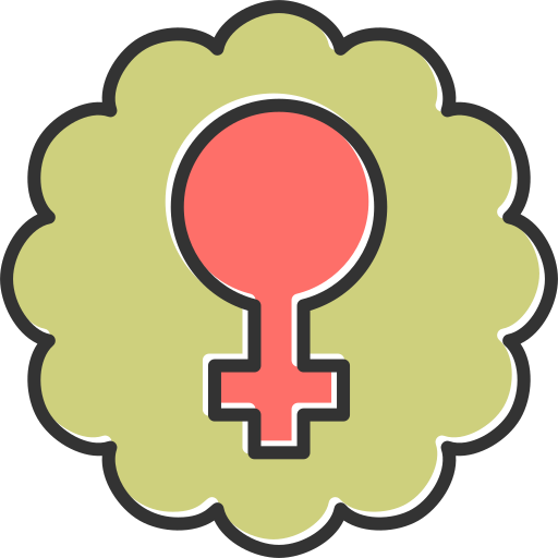 vrouwelijk Generic Color Omission icoon