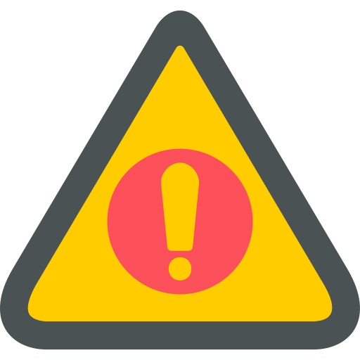 Warning Generic Flat icon