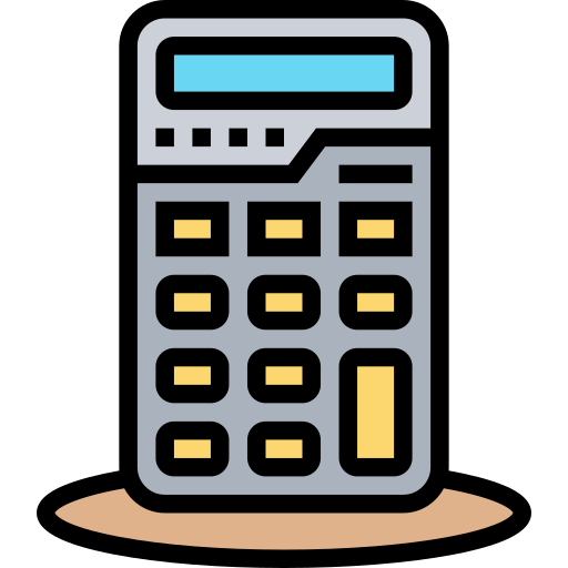 kalkulator Meticulous Lineal Color ikona