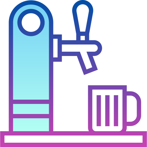 Beer tap Detailed bright Gradient icon